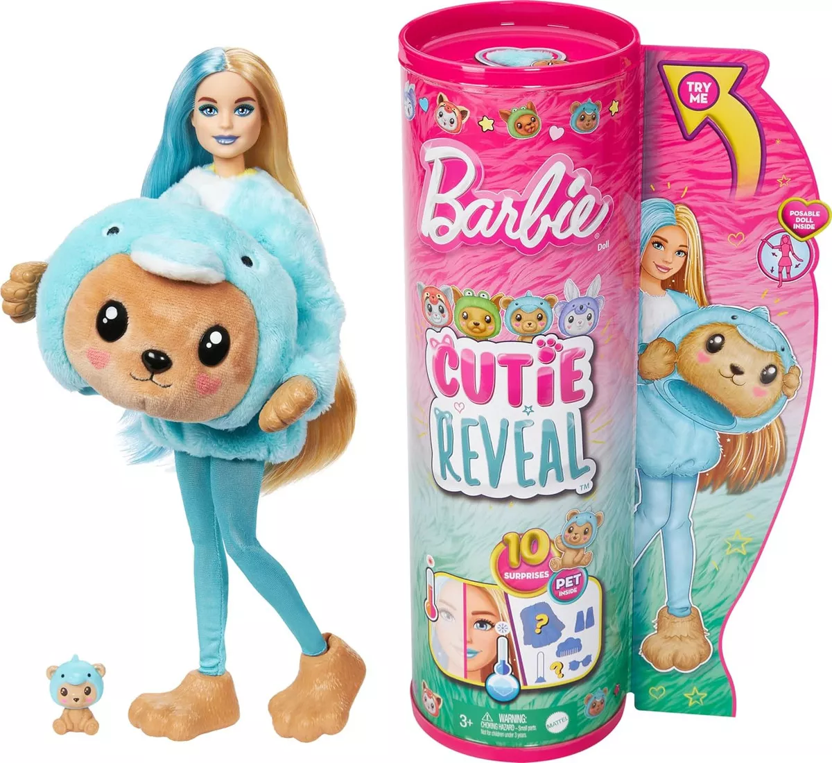 Barbie - Barbie Botarga Delfín Azul