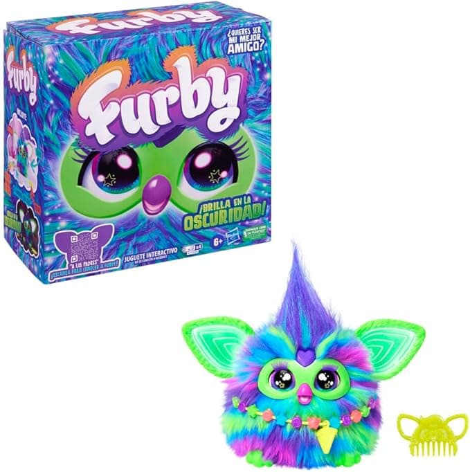 Furby Galaxy Juguete Interactivo Que Brilla En La Oscuridad