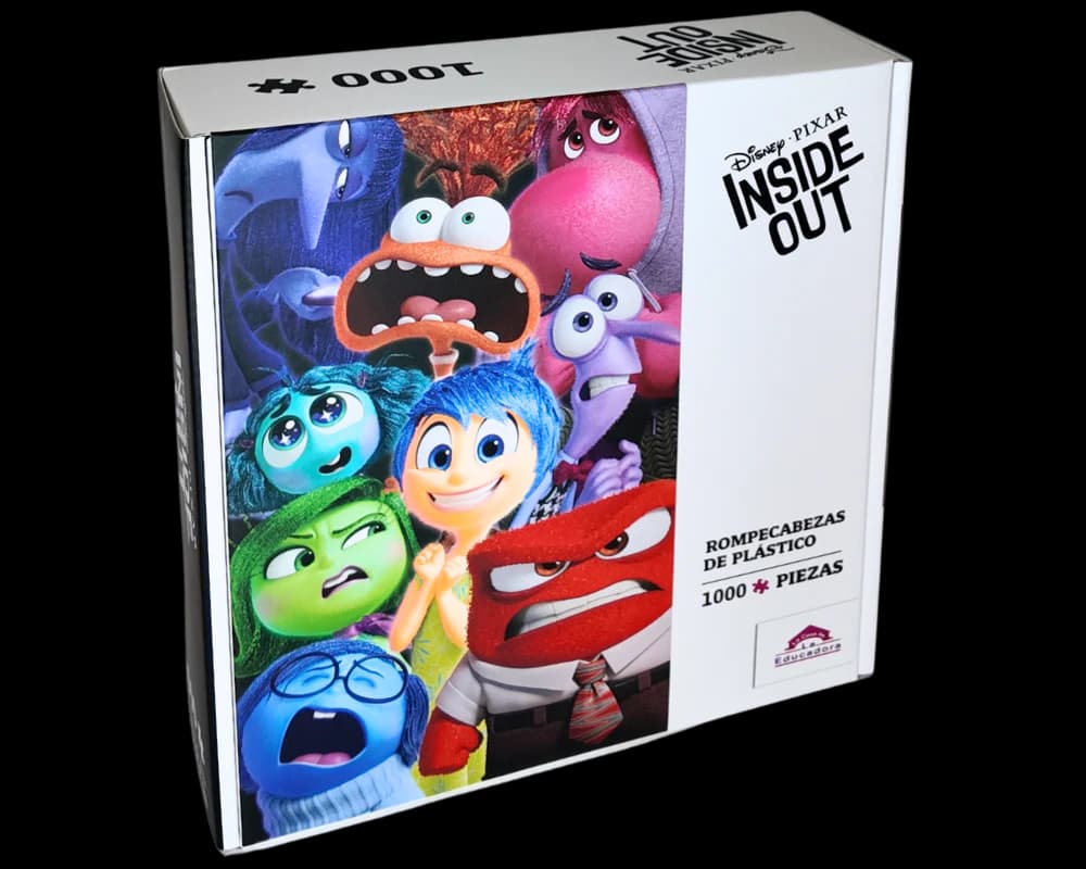 Rompecabezas Intensamente Disney Pixar 1000 Piezas De Plástico