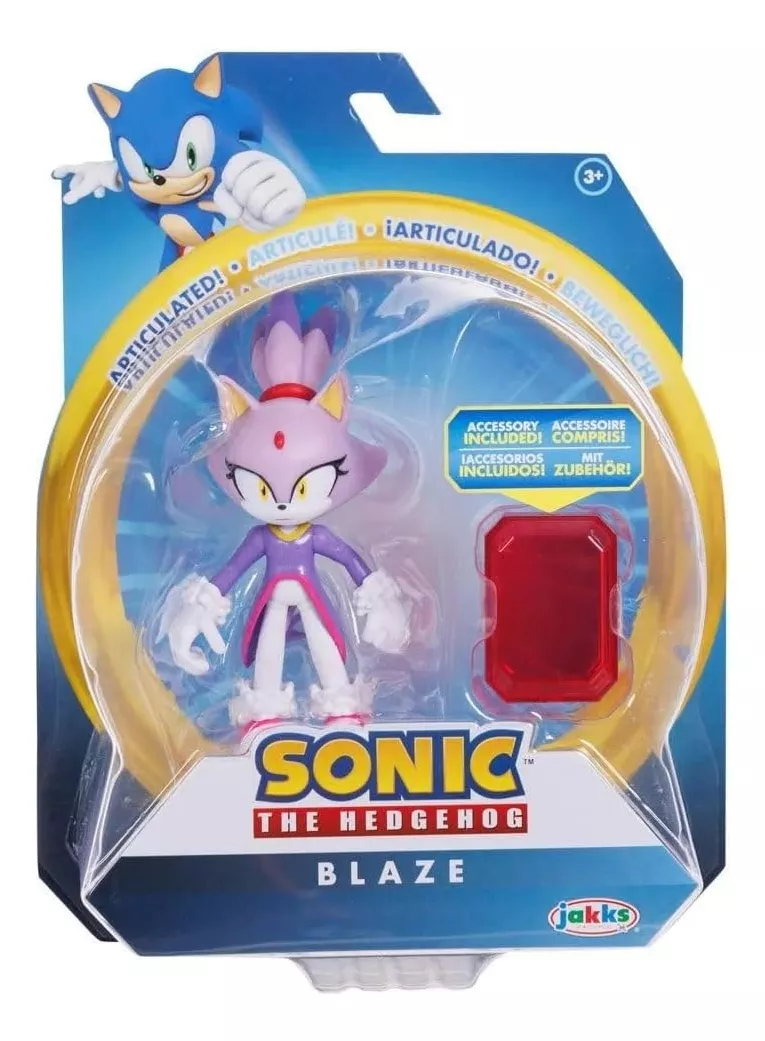 Sonic - Muñeca Blaze + Accesorio 12cm