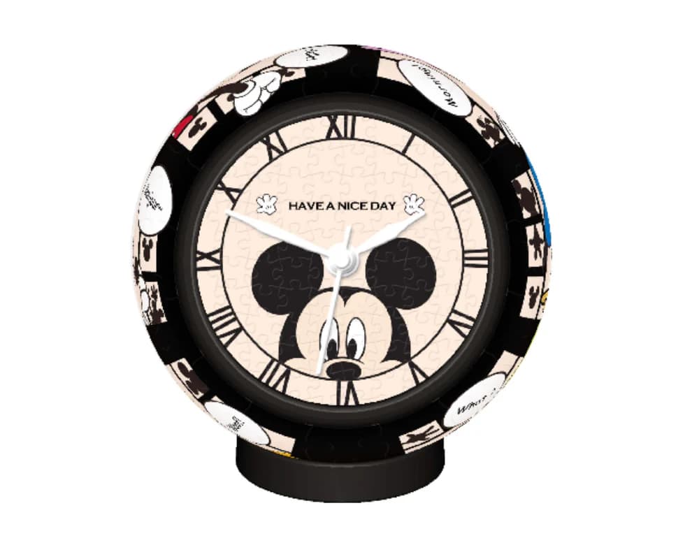Reloj Rompecabezas Mickey Clásico Disney 145 Piezas De Plástico