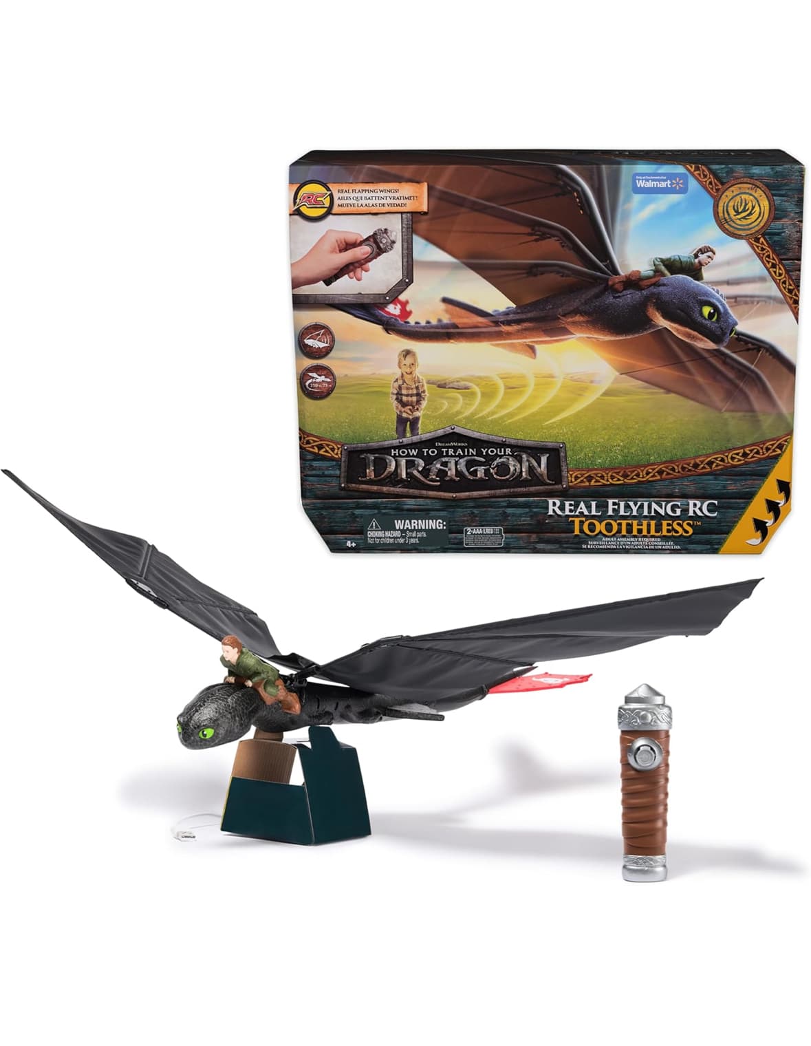 Como entrenar a tu dragón - Chimuelo vuela en la vida real Radio Control