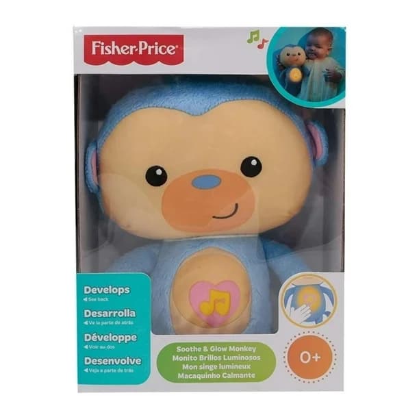 Fisher Price - Peluche Mono Brillos Luminosos
