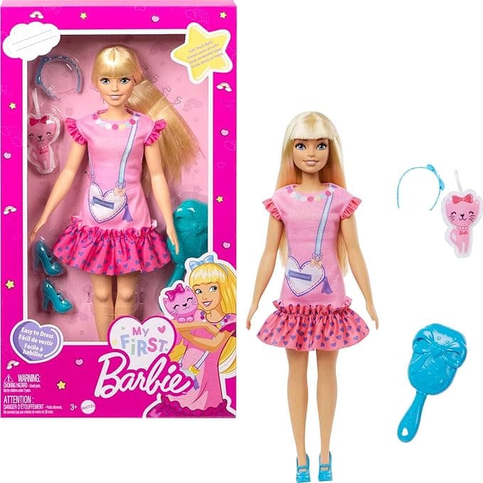 Barbie My First - Cabello Rubio con Gatito