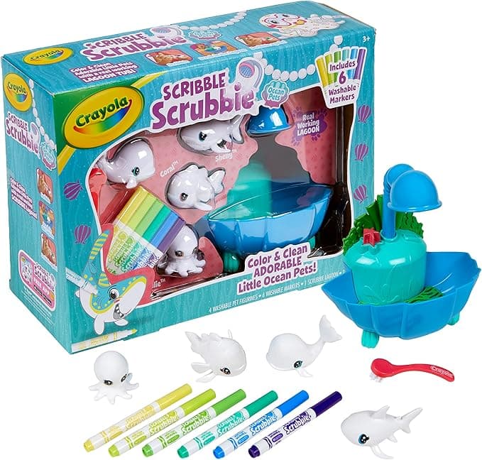 Crayola - Scribble Scrubbie Little Ocean Pets