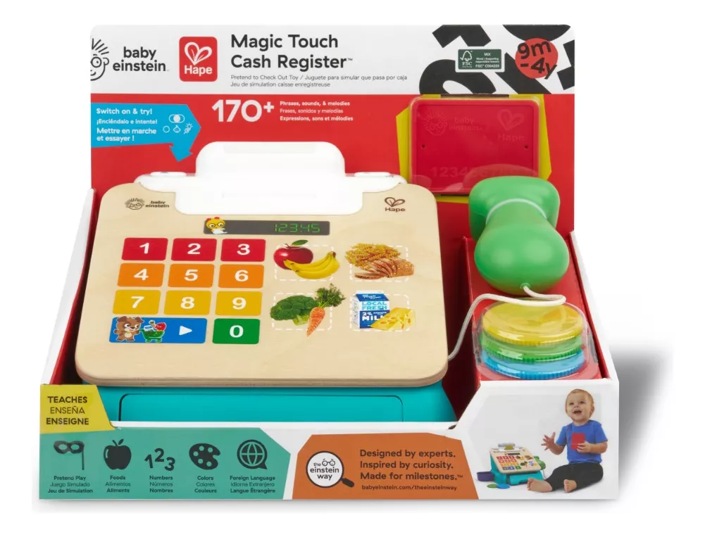Baby Einstein + Hape Magic Touch Caja Registradora
