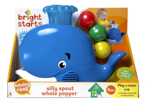 Bright Starts - Silly Spout Whale Popper