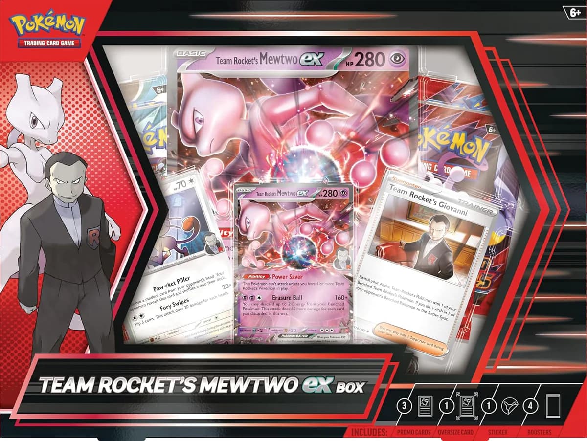 Pokemon TCG - Team Rockets Mewtwo ex Box