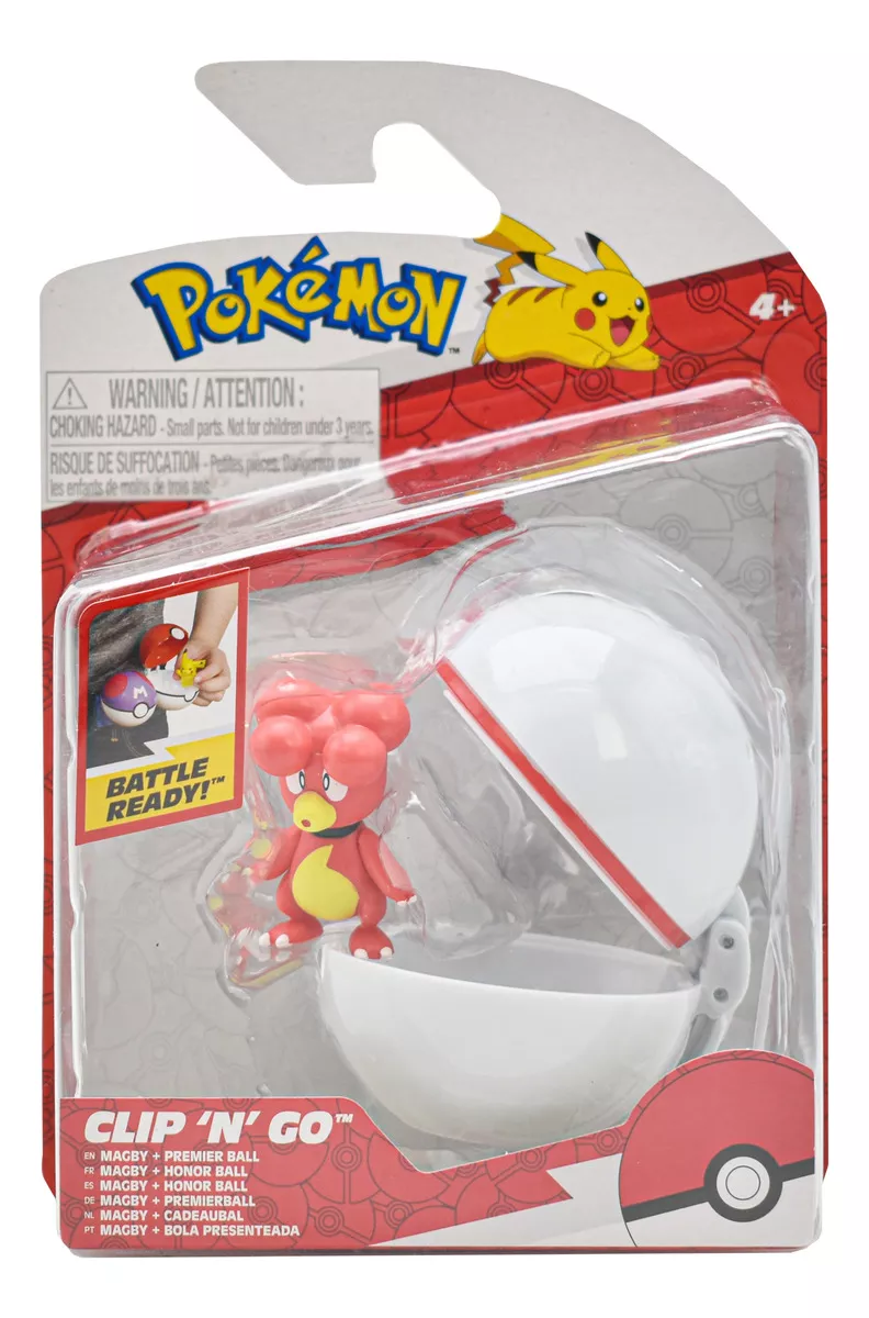 Pokemon Clip N´Go - Magby + Premier Ball