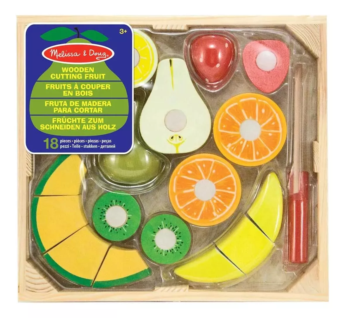 Melissa & Doug - Wooden Cutting Fruit