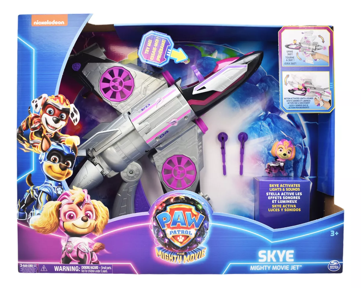 Paw Patrol - Skye Mighty Movie Jet Luz Y Sonidos Spin Master