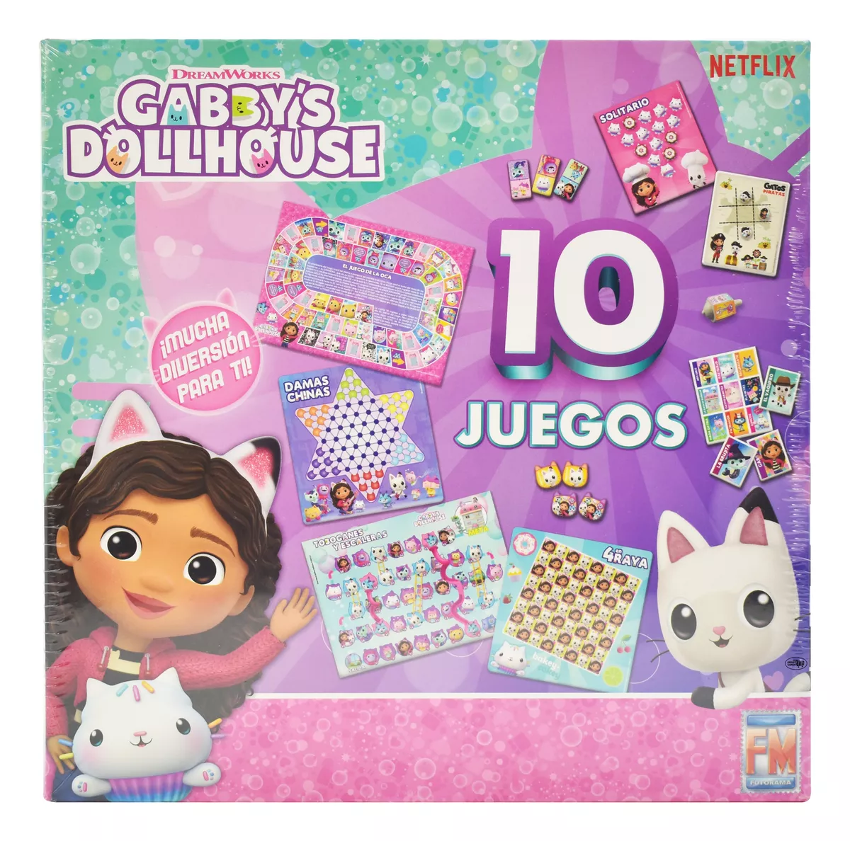 Gabby´s Dollhouse - 10 Juegos de Mesa