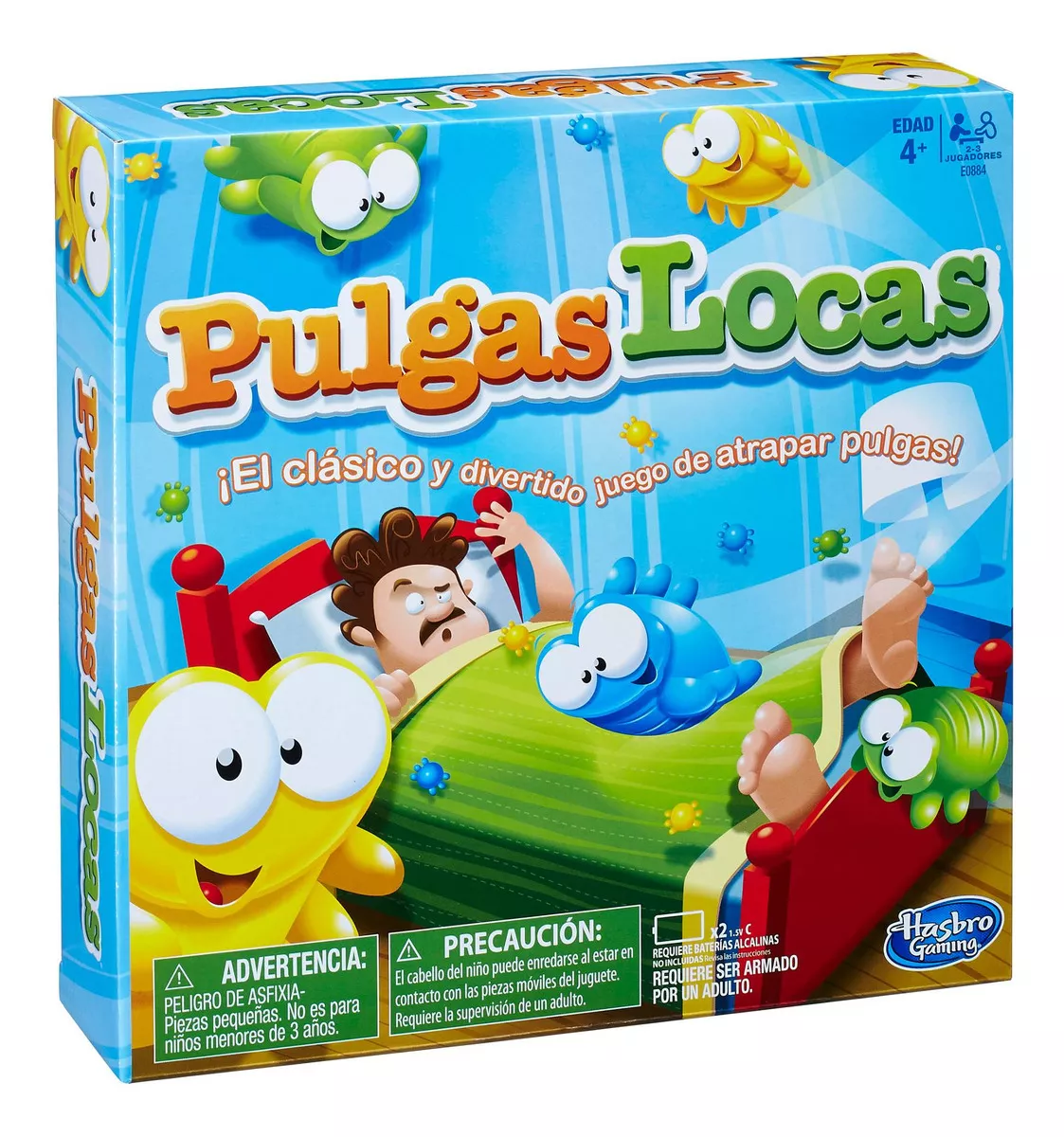 Hasbro - Juego de Mesa Pulgas Locas con Accesorios