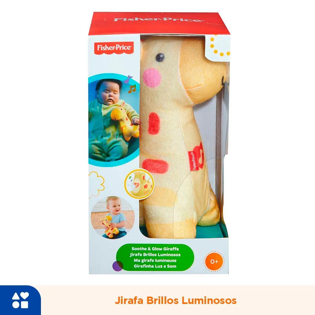Fisher Price - Peluche Jirafa Brillos Luminosos