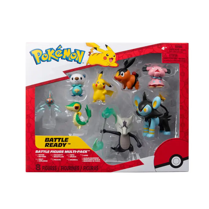 Pokemon - Multipack Pikachu Tepic Snubbull y 5 figuras mas