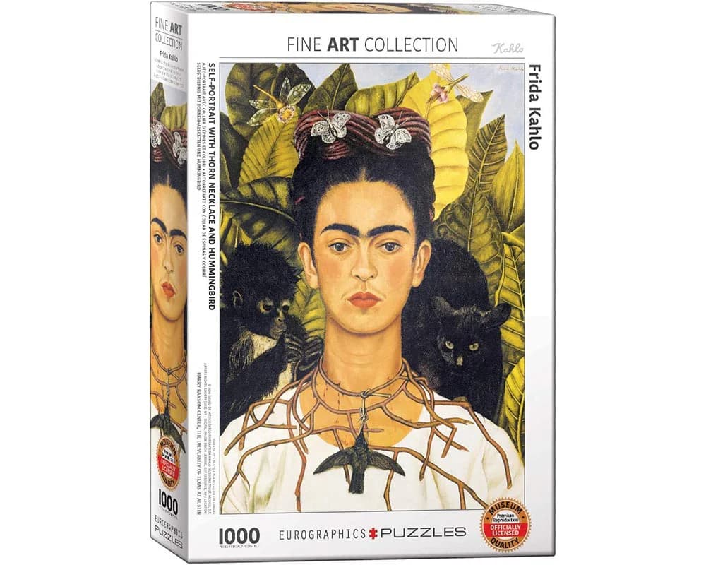 Eurographics - Frida Kahlo Autorretrato Rompecabezas de Arte 1,000 Piezas