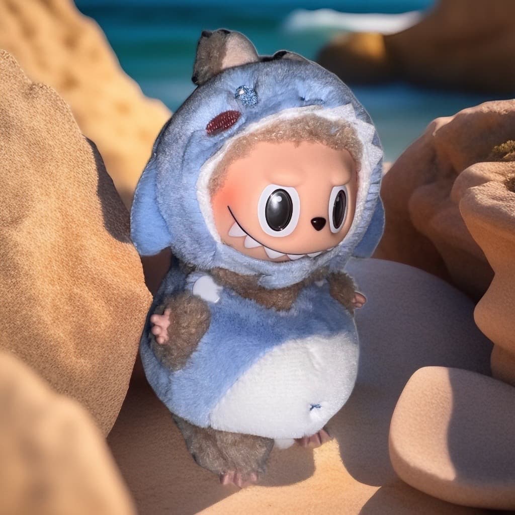 Labubu - Ropa Botarga Pez Azul