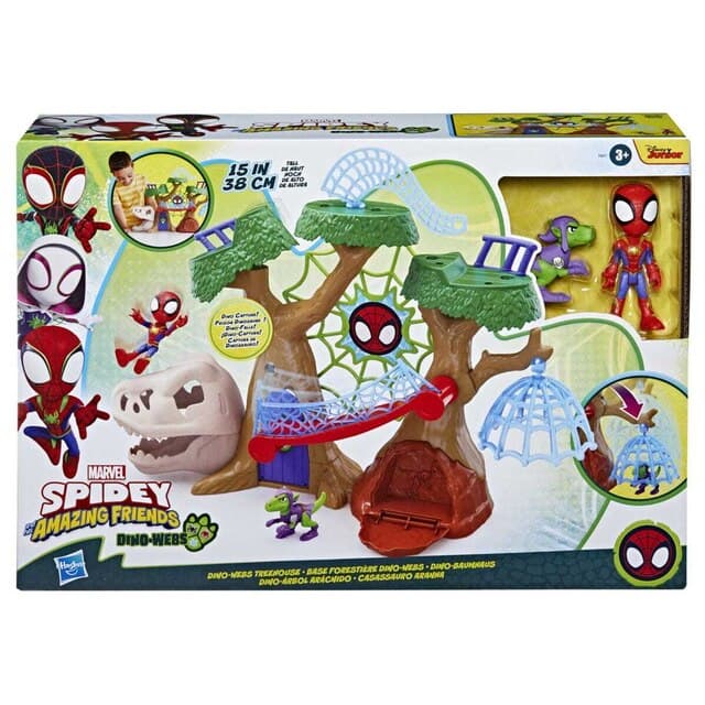 Marvel - Spidey and His Amazing Friends Dino Webs Treehouse