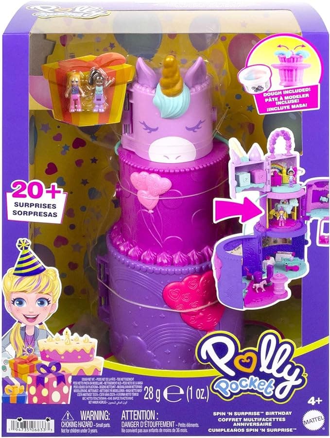 Polly Pocket - Pastel de Cumpleaños Sorpresa
