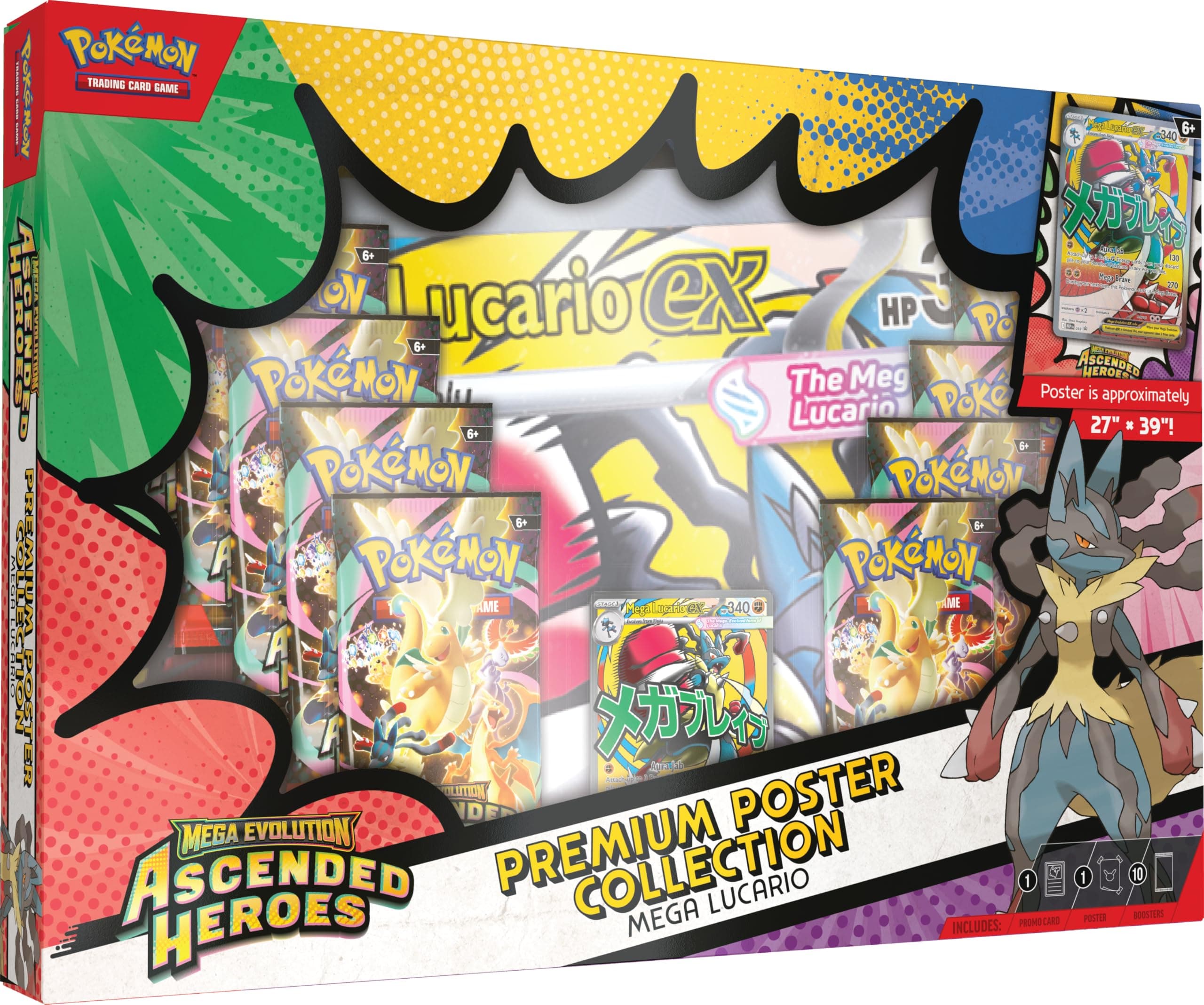 Ascended Heroes - Premium Poster Collection - Mega Lucario (inglés)