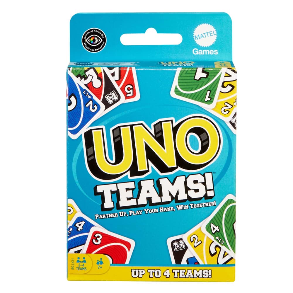 UNO Teams — Juego de Cartas (Mattel)
