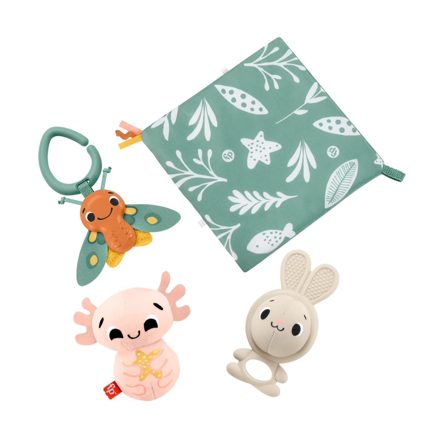 Fisher-Price So Many Senses Gift Set - 4 Juguetes Sensoriales para Bebé