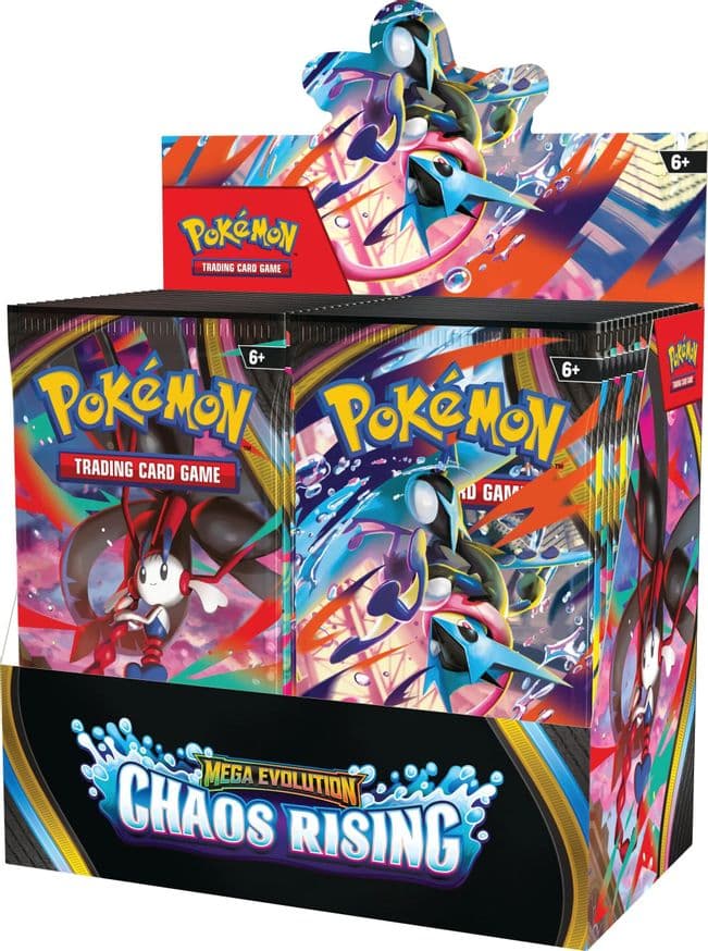 Pokémon TCG: Mega Evolution—Chaos Rising Booster Box (Inglés)