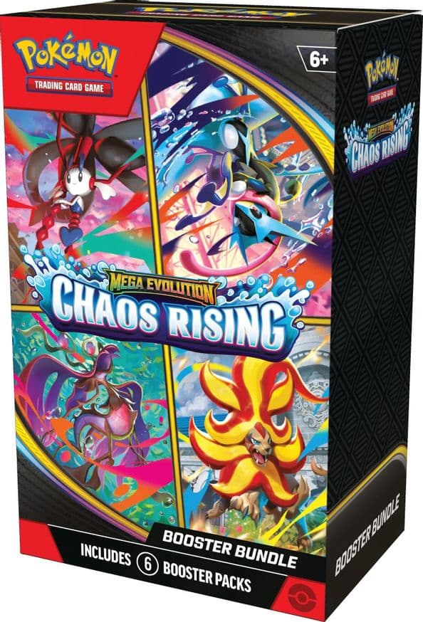 Pokémon TCG: Mega Evolution—Chaos Rising Booster Bundle (Inglés)