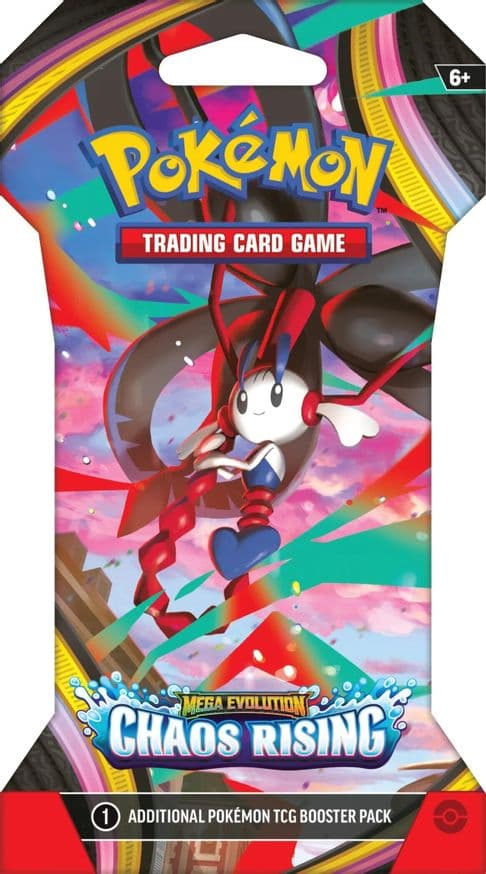 Pokémon TCG: Mega Evolution—Chaos Rising Sleeved Booster (Inglés)