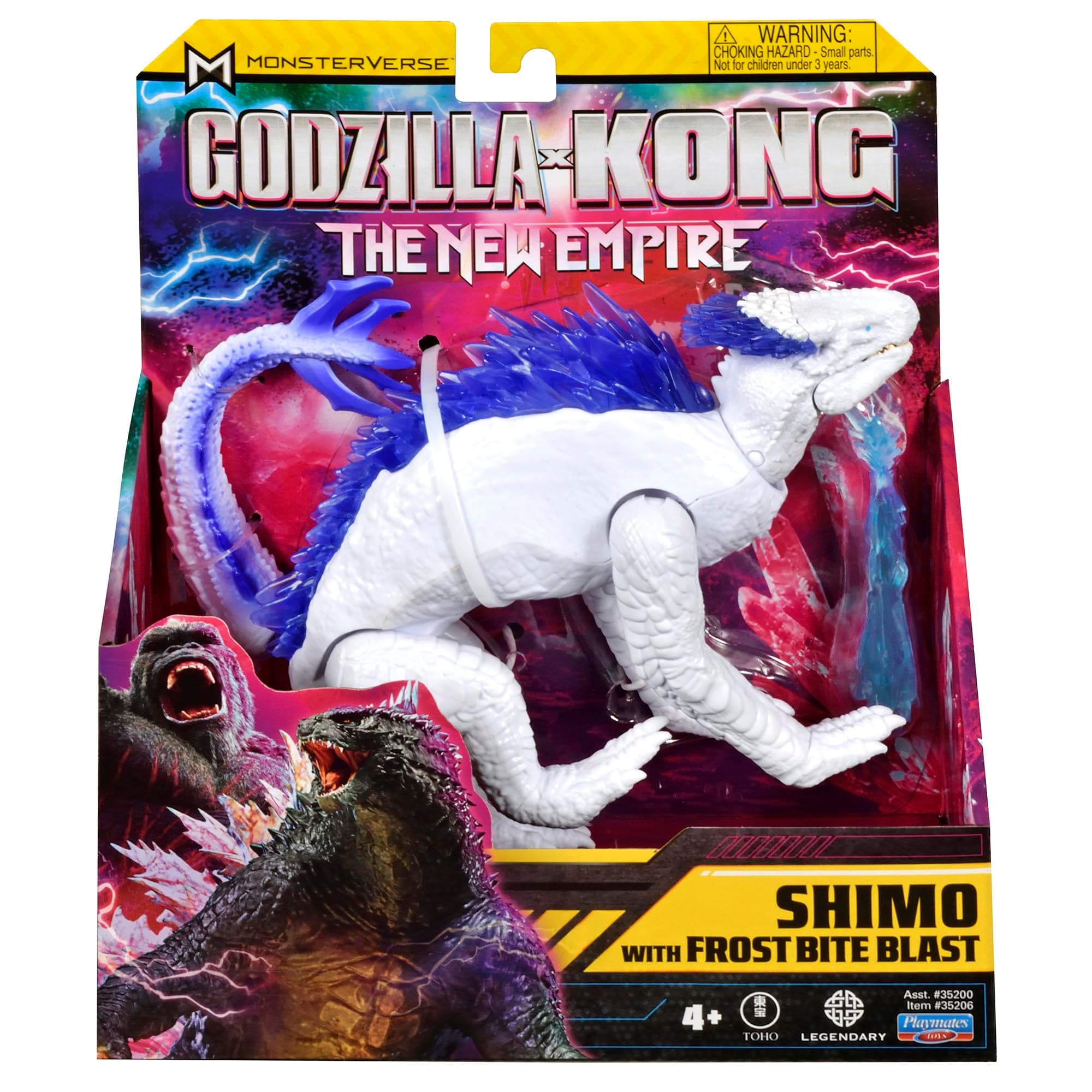 Godzilla x Kong: The New Empire: Figura de Shimo de 6 Pulgadas (w/Frost Bite) de Playmates Toys : Amazon.com.mx: Juguetes y Juegos