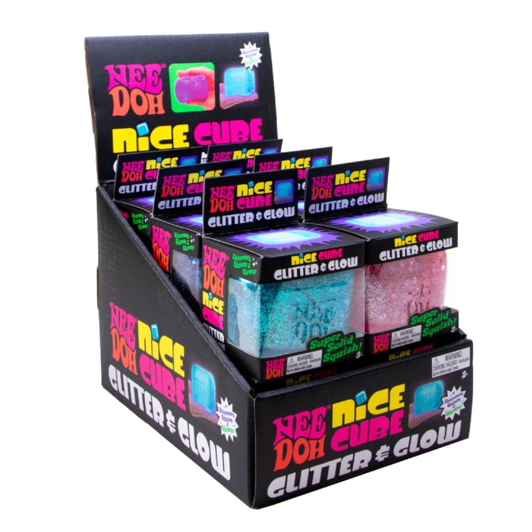 Needoh Nice Cube Glitter & Glow Fidget Toy Sensorial | MercadoLibre