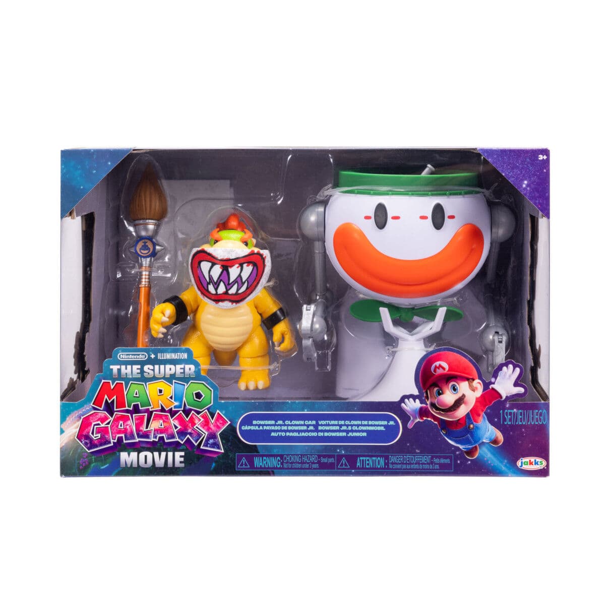 Super Mario Galaxy Figura Bowser Jr con Vehículo